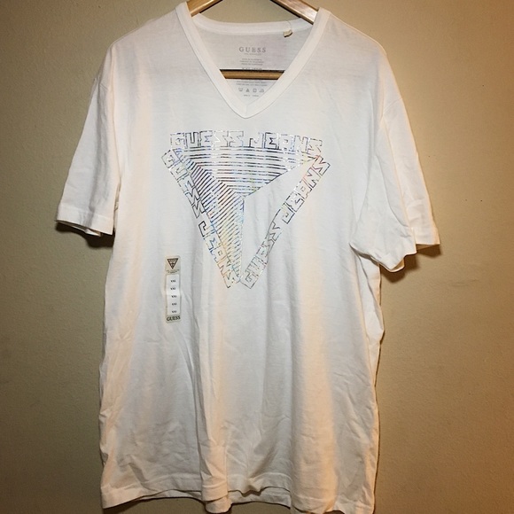guess holographic shirt